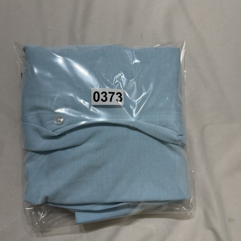 Bill Blass Slim Fit Knit Dress Shirt Mens M Light Blue Stretch 15 32/33 - Picture 9 of 9